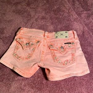 Miss Me hot pink shorts